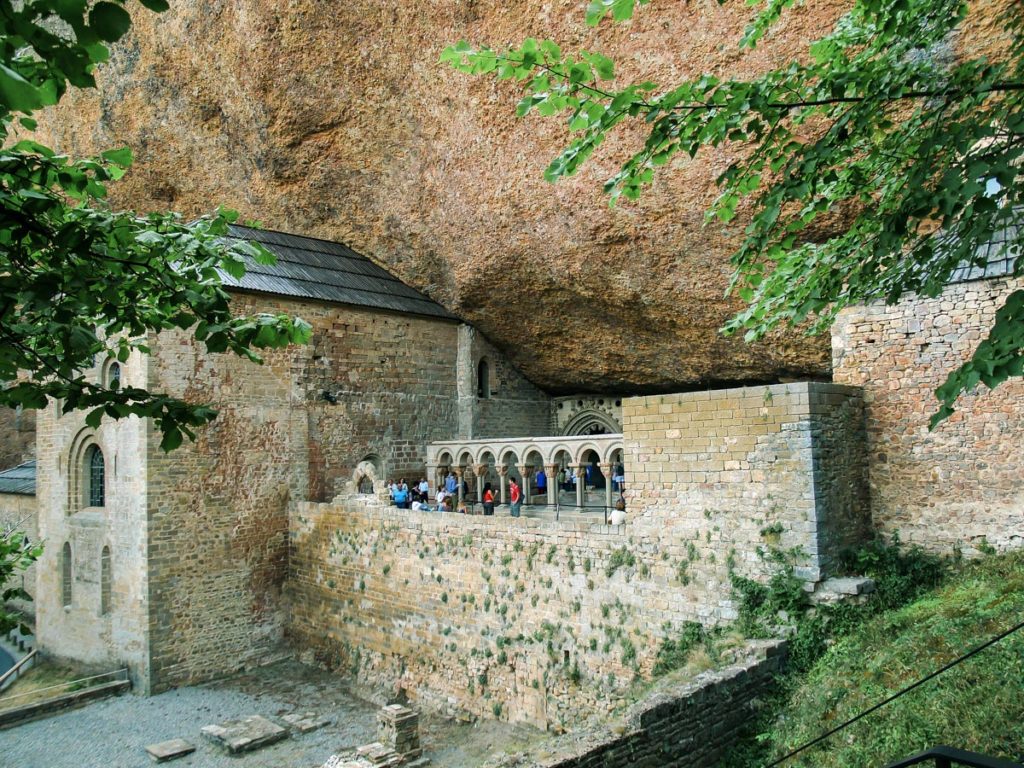 El claustro del Monasterio de San Juan de la Peña Huesca